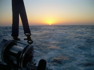 Trolling at sunrise on the Electra