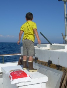 Deckhand in training