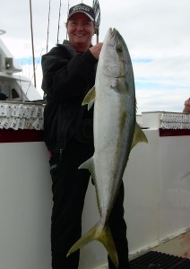 The author with a 28.8 pound yellowtail